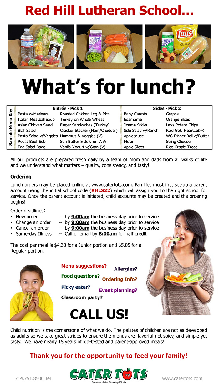 food menu